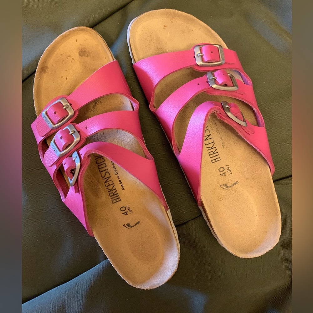 Birkenstock Florida Hot Pink Sandals